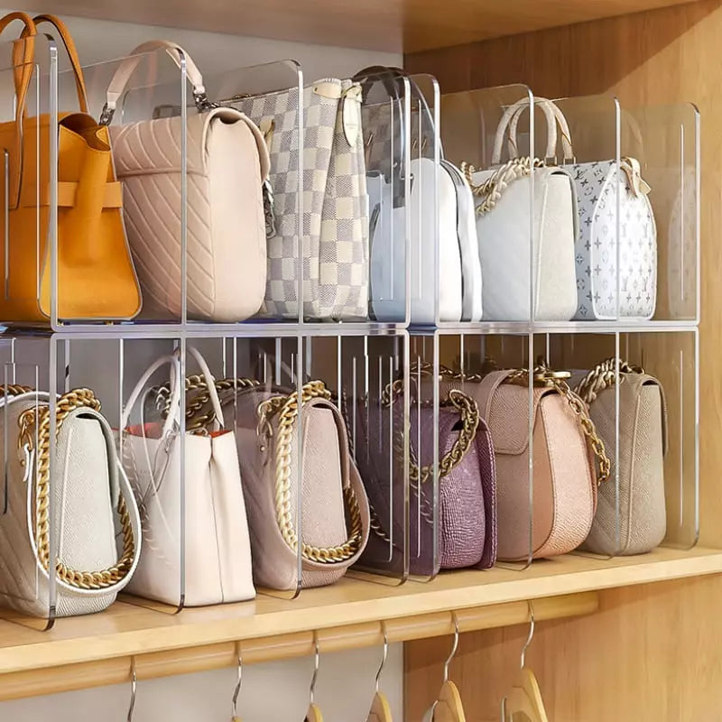 Organizador de Bolsa Acrílico com Divisória ForhouseS