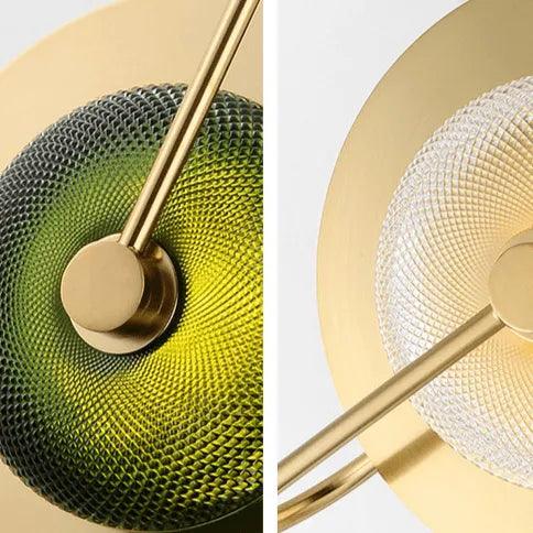 Arandela Dourada Parede Interna Futurista Belle