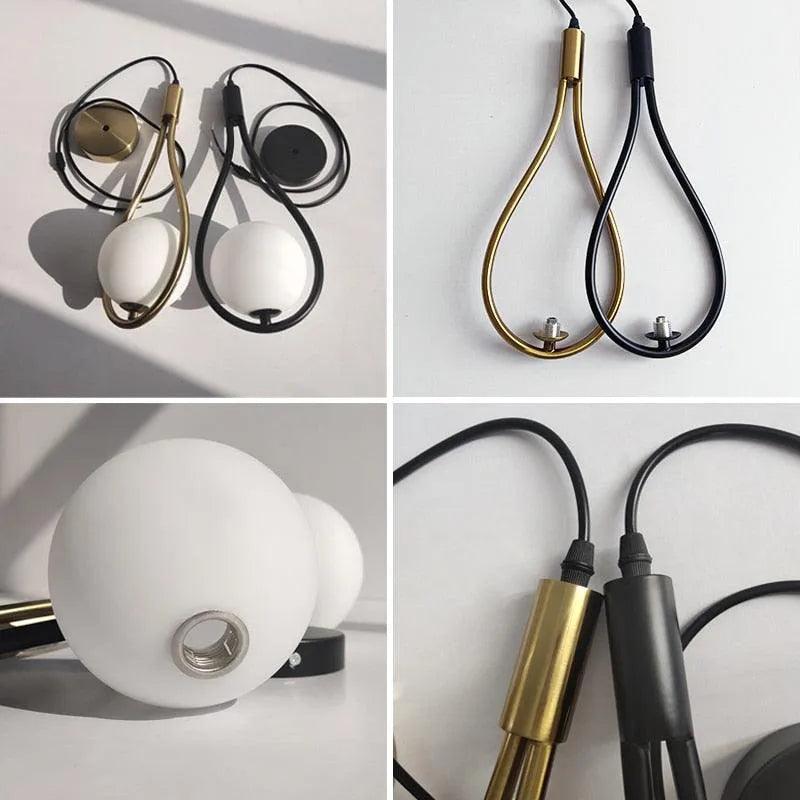 Arandela Dourada Parede Interna Lauren