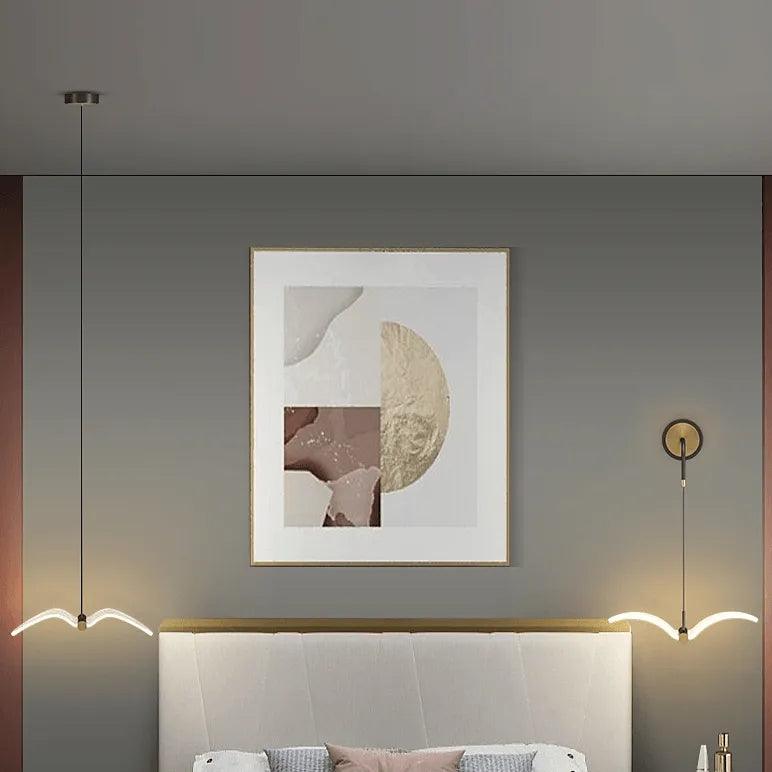 Arandela Pendete Minimalista Passáro