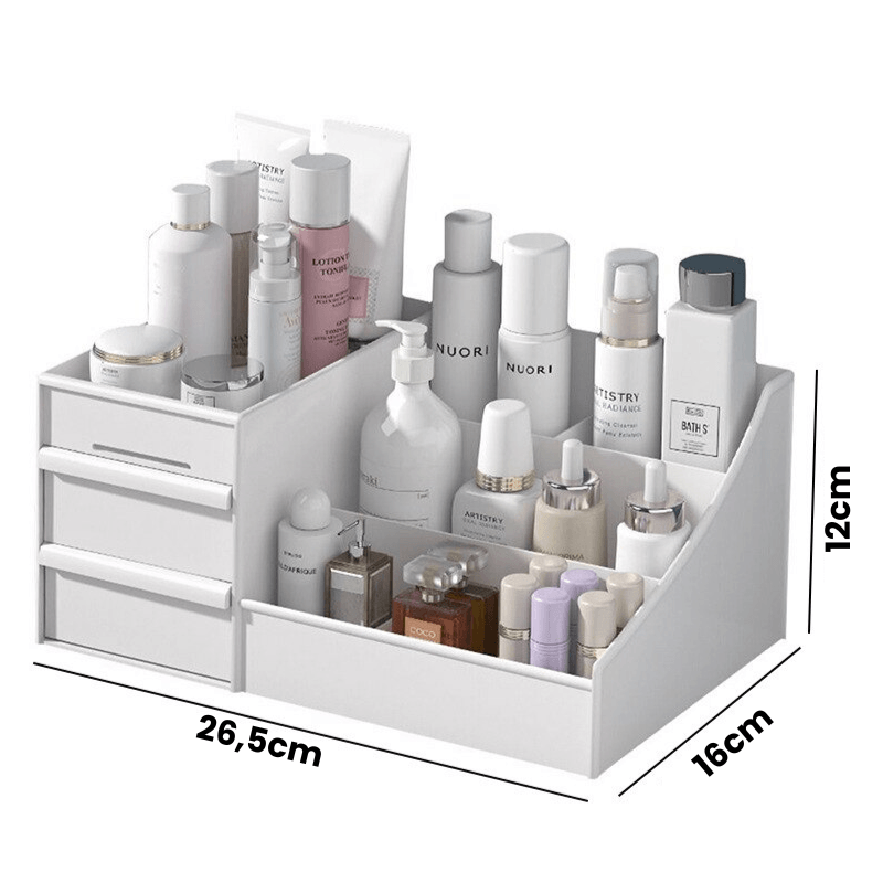 Caixa Organizadora Porta Maquiagem Organizador com Gavetas