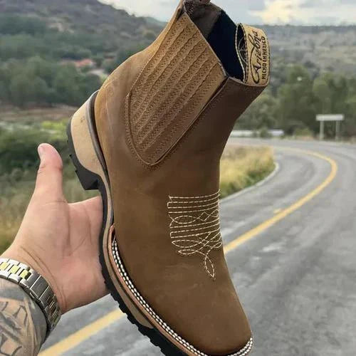 Kit Bota Brave Texana 2.0 em Couro Legítimo com Palmilha Ortopédica +BRINDES: Boné, Cinto e Carteira