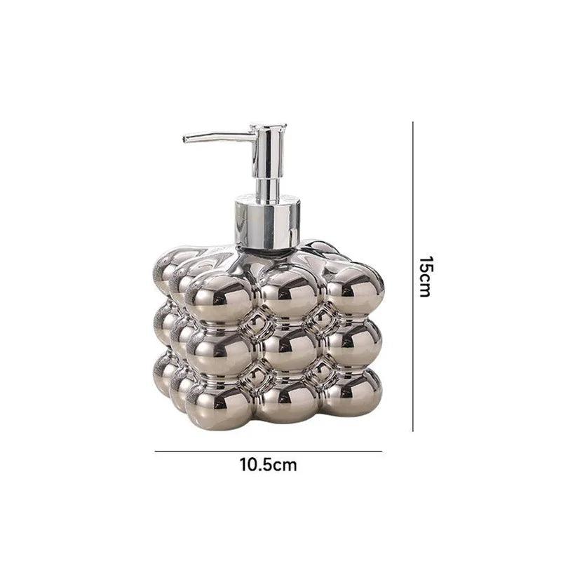 Dispenser de Sabonete Líquido e Shampoo em Cerâmica