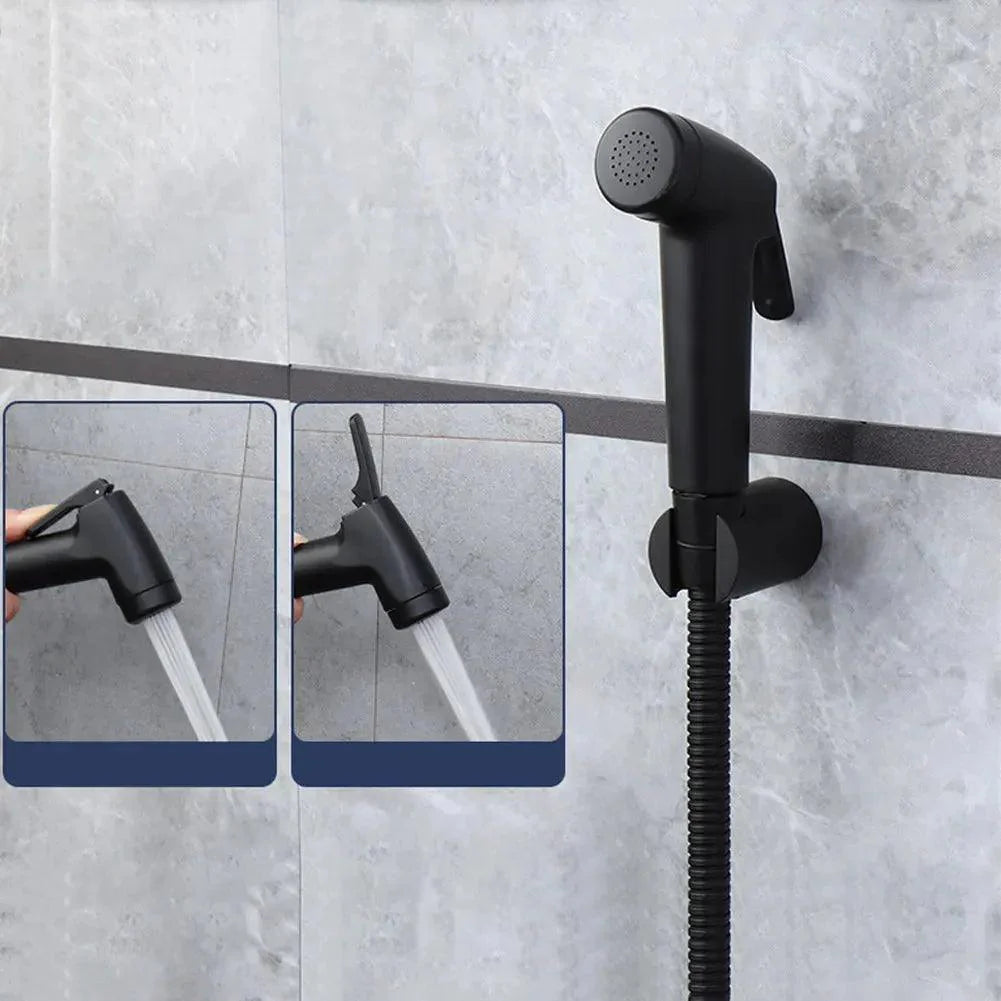 Ducha Higiênica Para Banheiro Preto Fosco