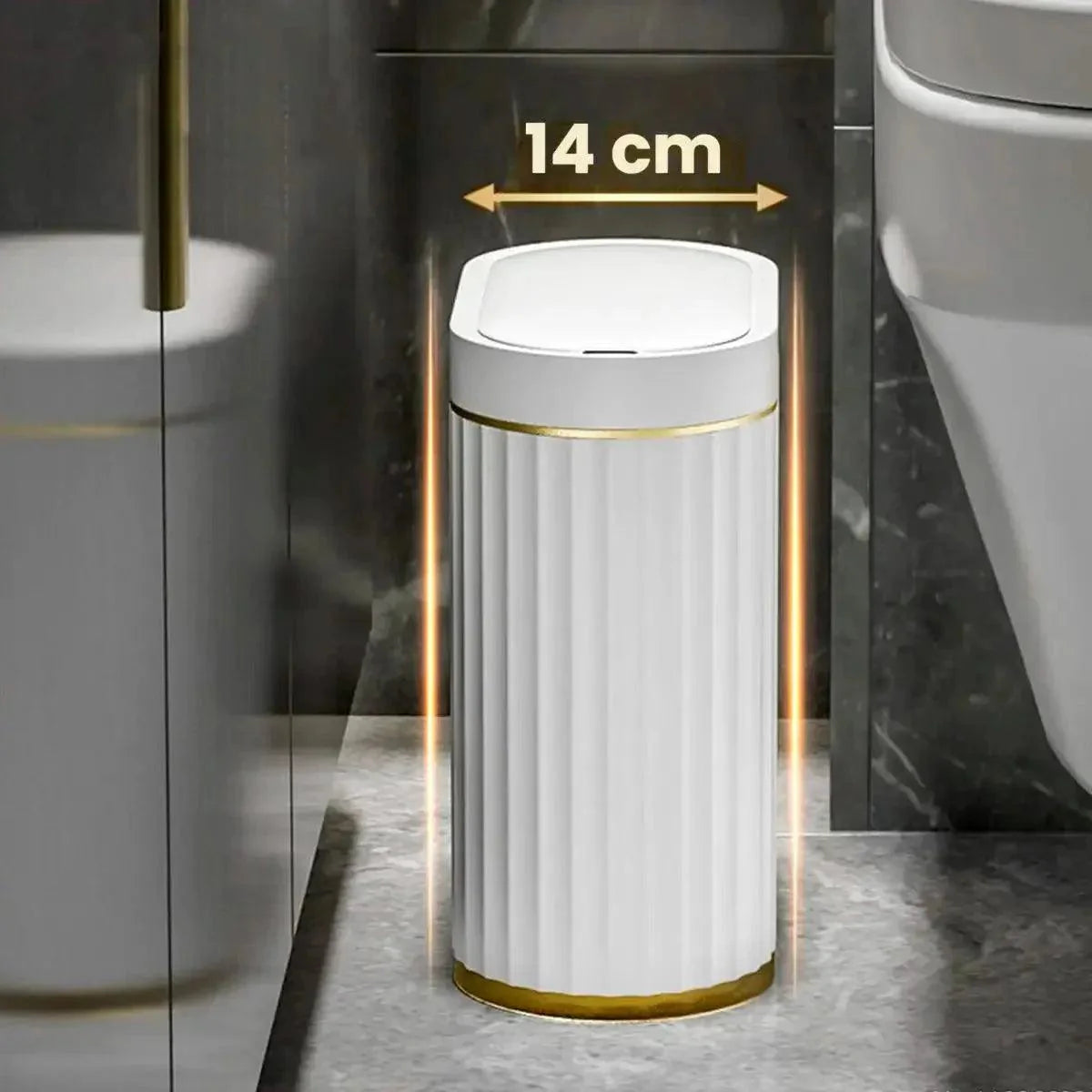 Lixeira Automática Para Banheiro Com Sensor