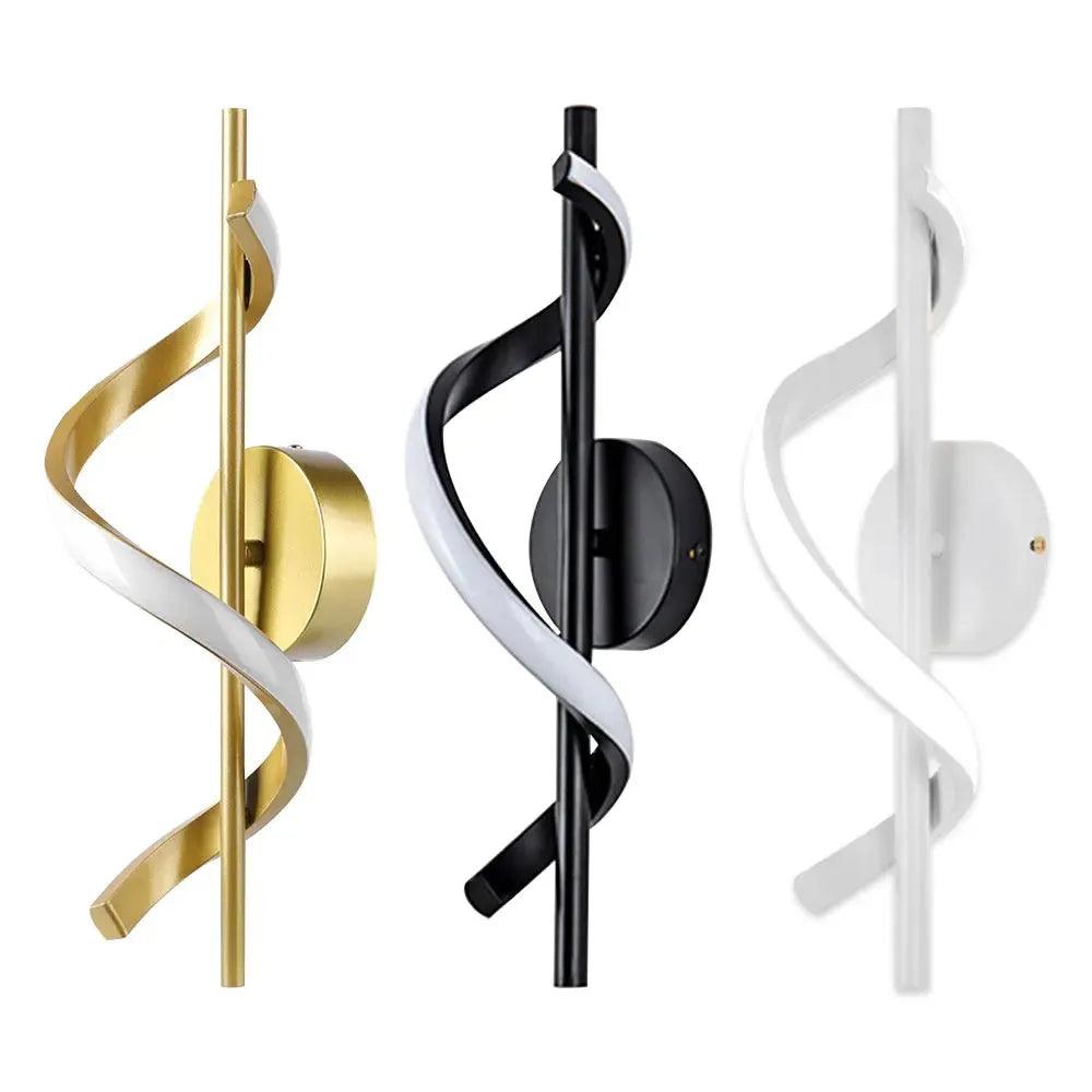 Luminária Arandela Dourada de Parede Sens