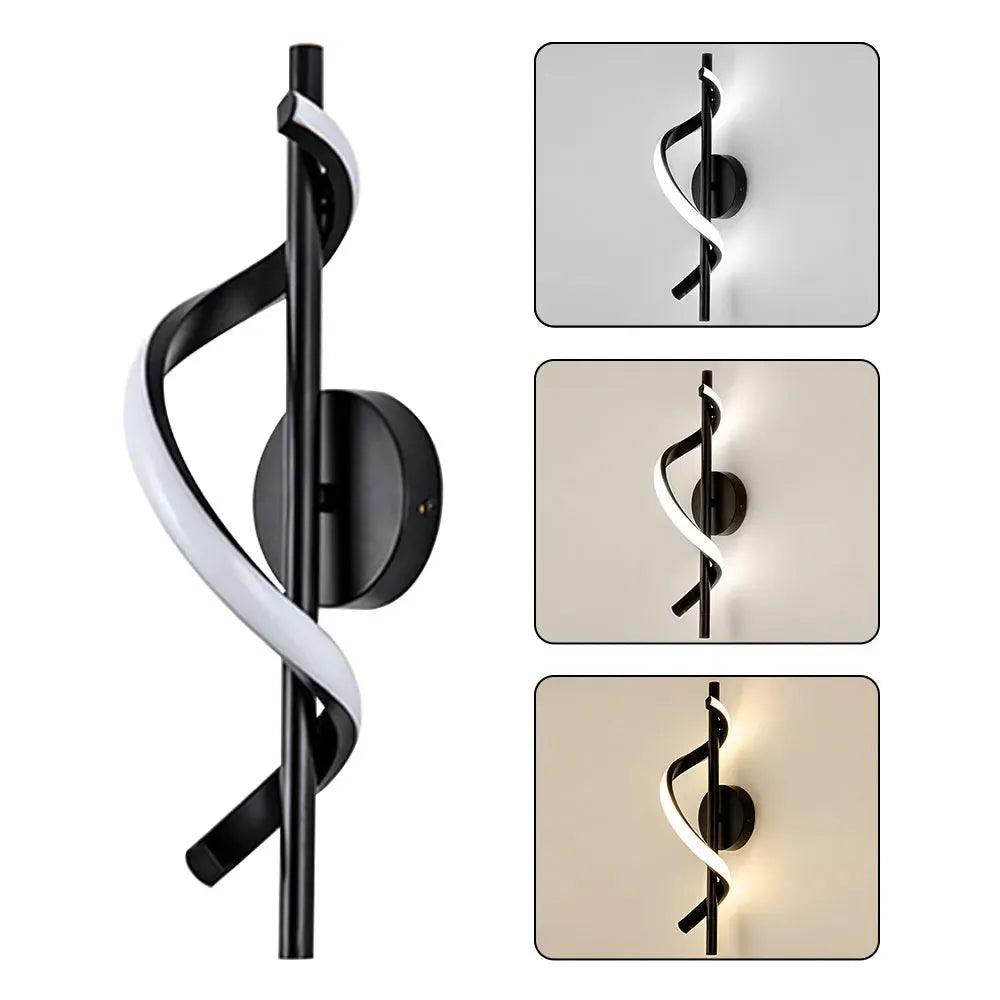 Luminária Arandela Dourada de Parede Sens