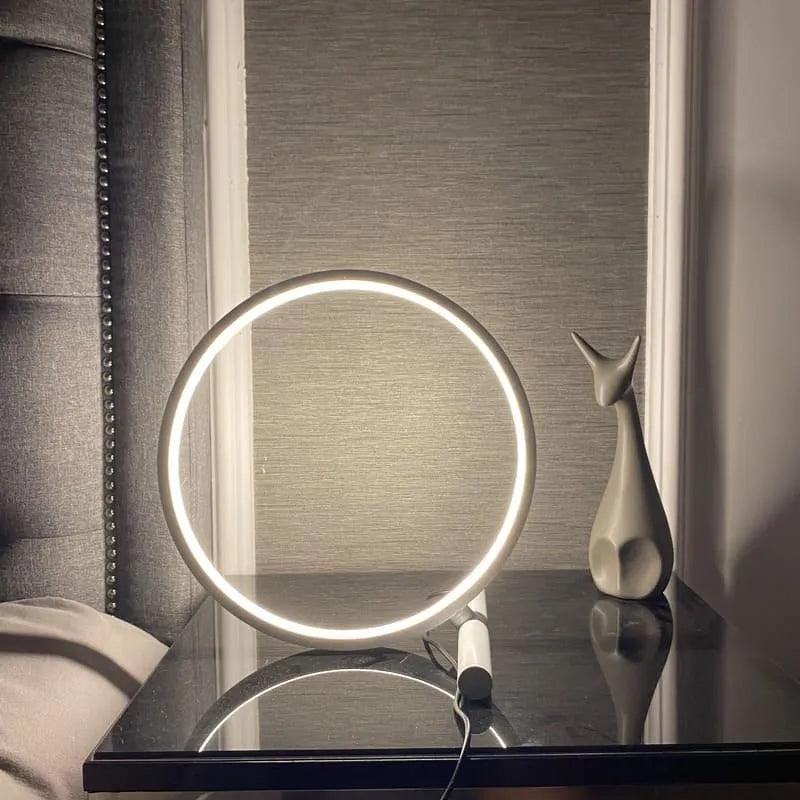 Luminária de Mesa Alumínio Moderna Touch