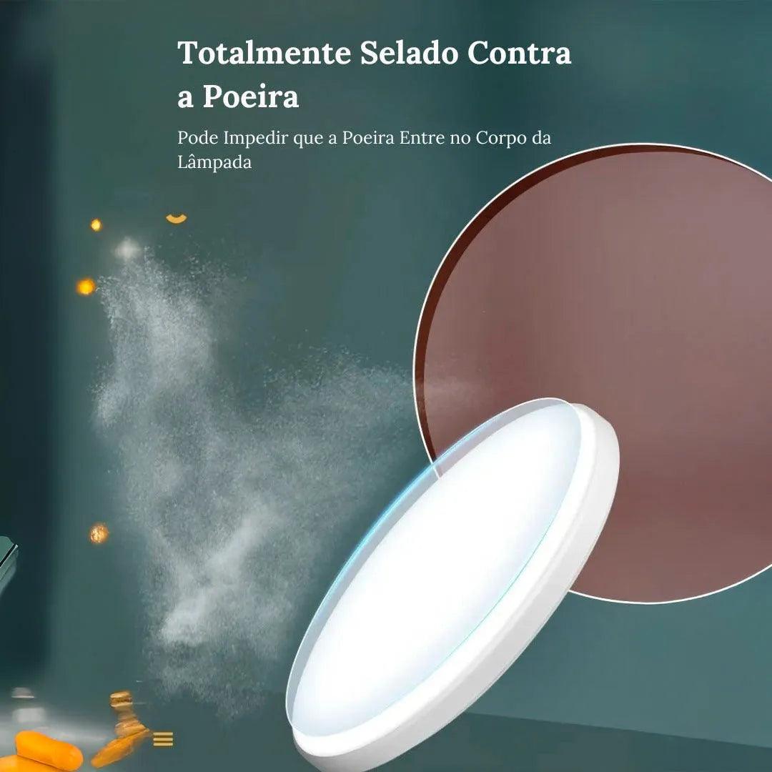 Luminária de Teto Plafon Led Sobrepor Redondo Moderno