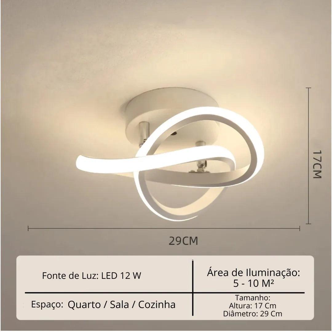 Lustre Para Sala Moderno em LED