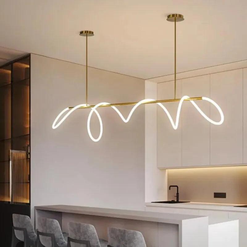 Lustre Pendente Led Moderno Para Sala