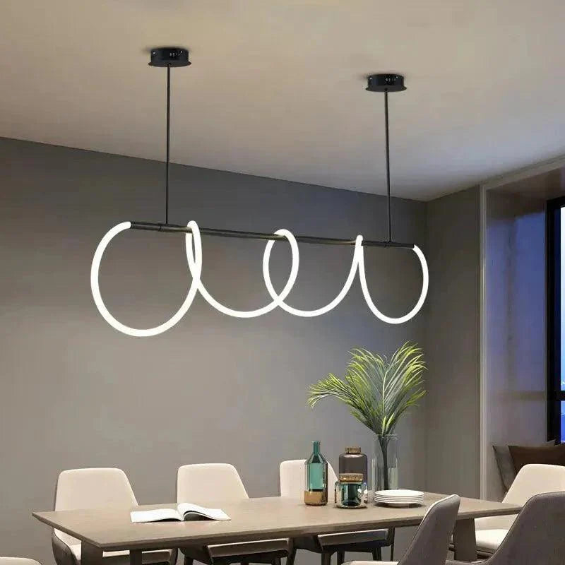 Lustre Pendente Led Moderno Para Sala