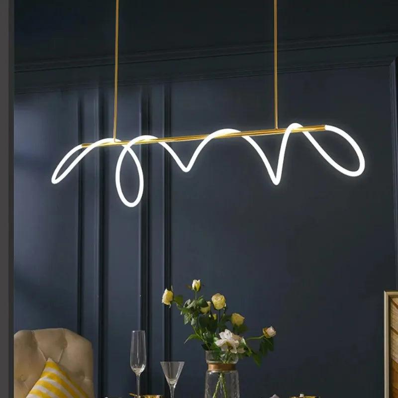 Lustre Pendente Led Moderno Para Sala
