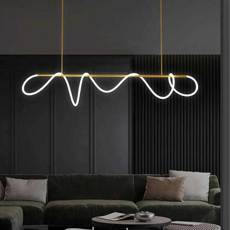 Lustre Pendente Led Moderno Para Sala