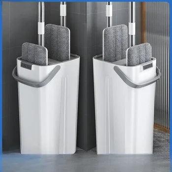 MOP Esfregão Limpa e Seca Rotação 360 Alta Absorção Balde 6L