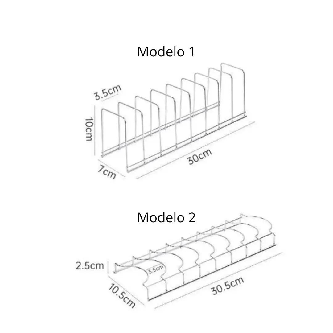Organizador de Pratos Vertical para Cozinha