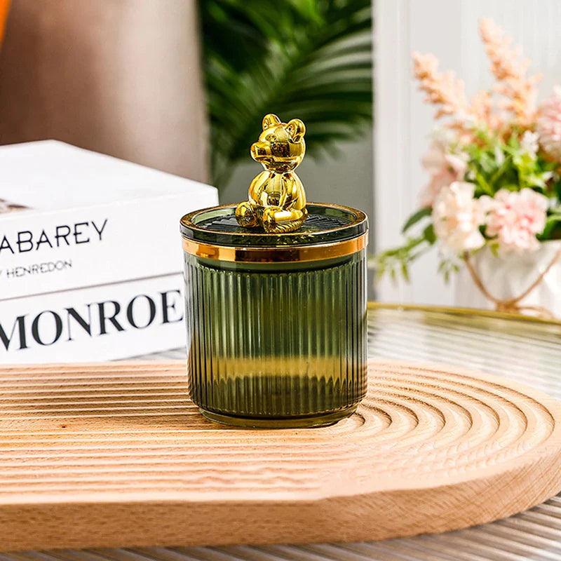 Organizador Porta Cotonete e Algodão Luxo