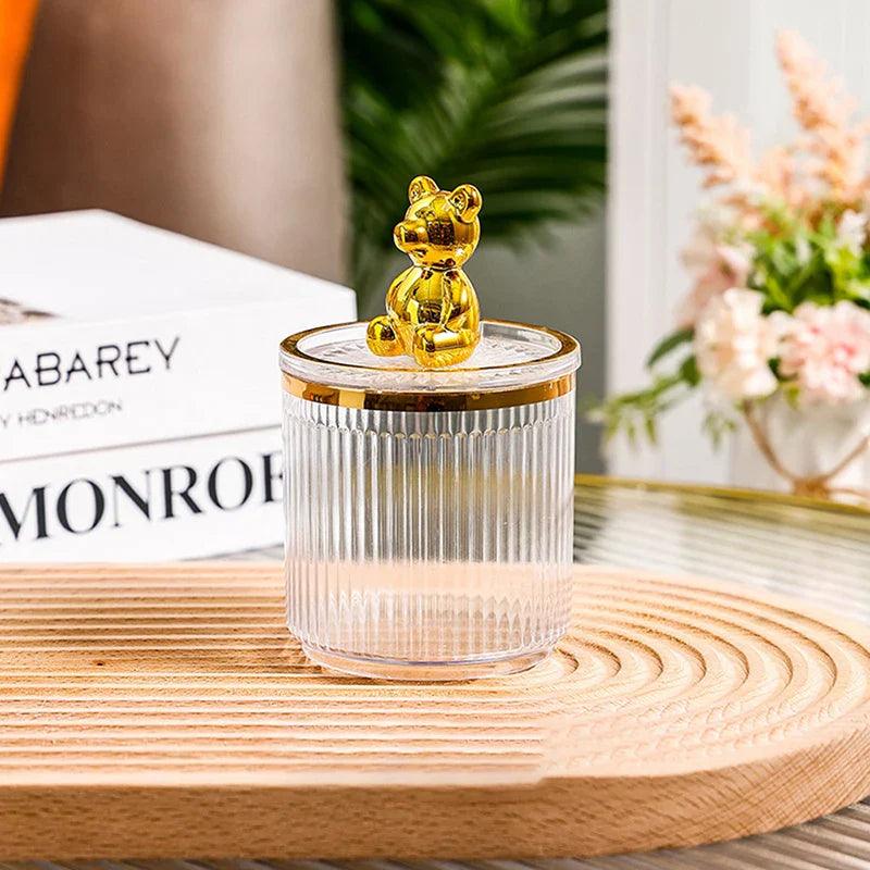 Organizador Porta Cotonete e Algodão Luxo