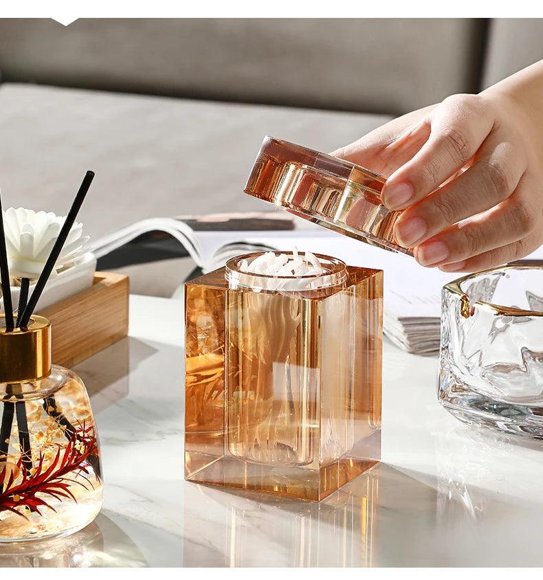 Paliteiro de Vidro Luxo