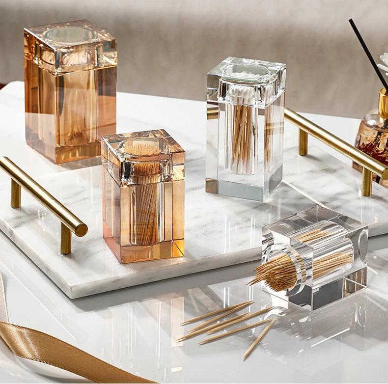 Paliteiro de Vidro Luxo