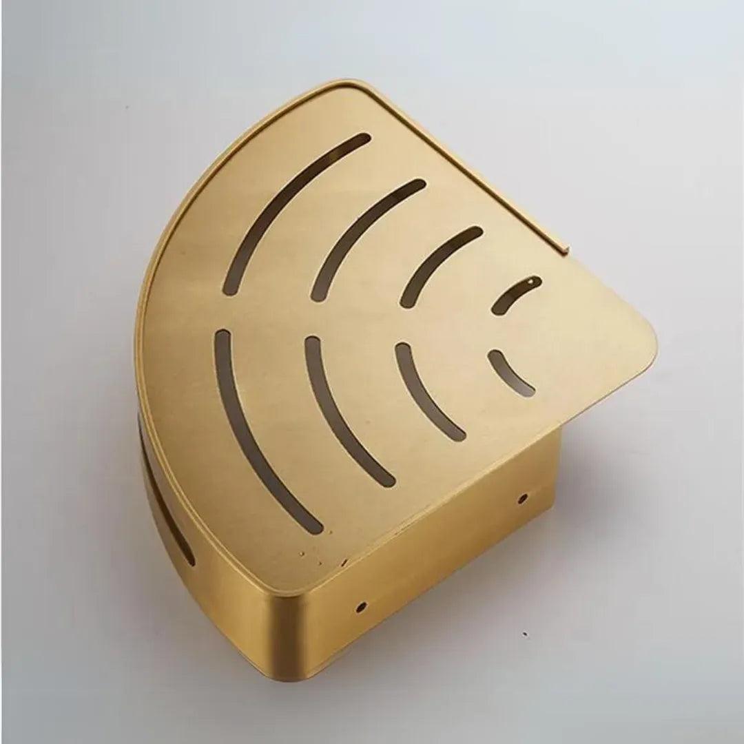 Prateleira De Canto Para Banheiro Dourada