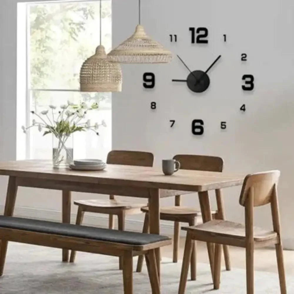 Relógio de Parede para Cozinha/Sala Grande Decorativo