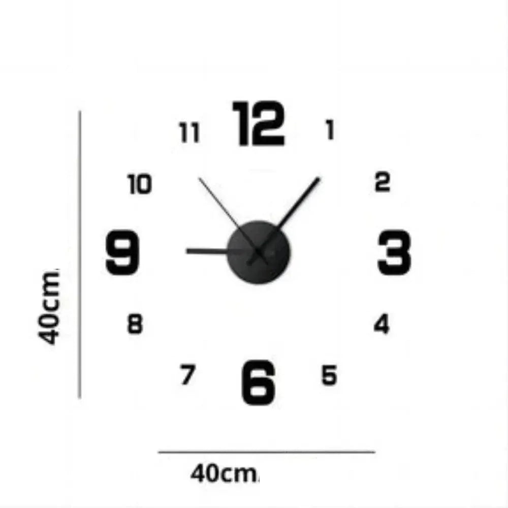 Relógio de Parede para Cozinha/Sala Grande Decorativo