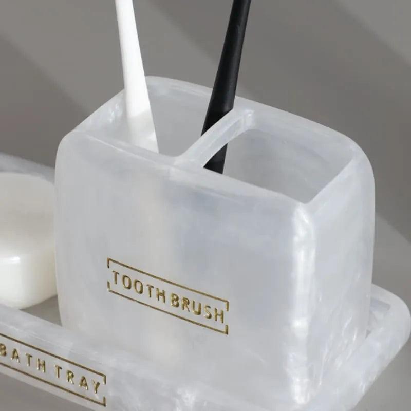 Saboneteira Kit Banheiro Lavabo Conjunto de Banheiro 3 Peças