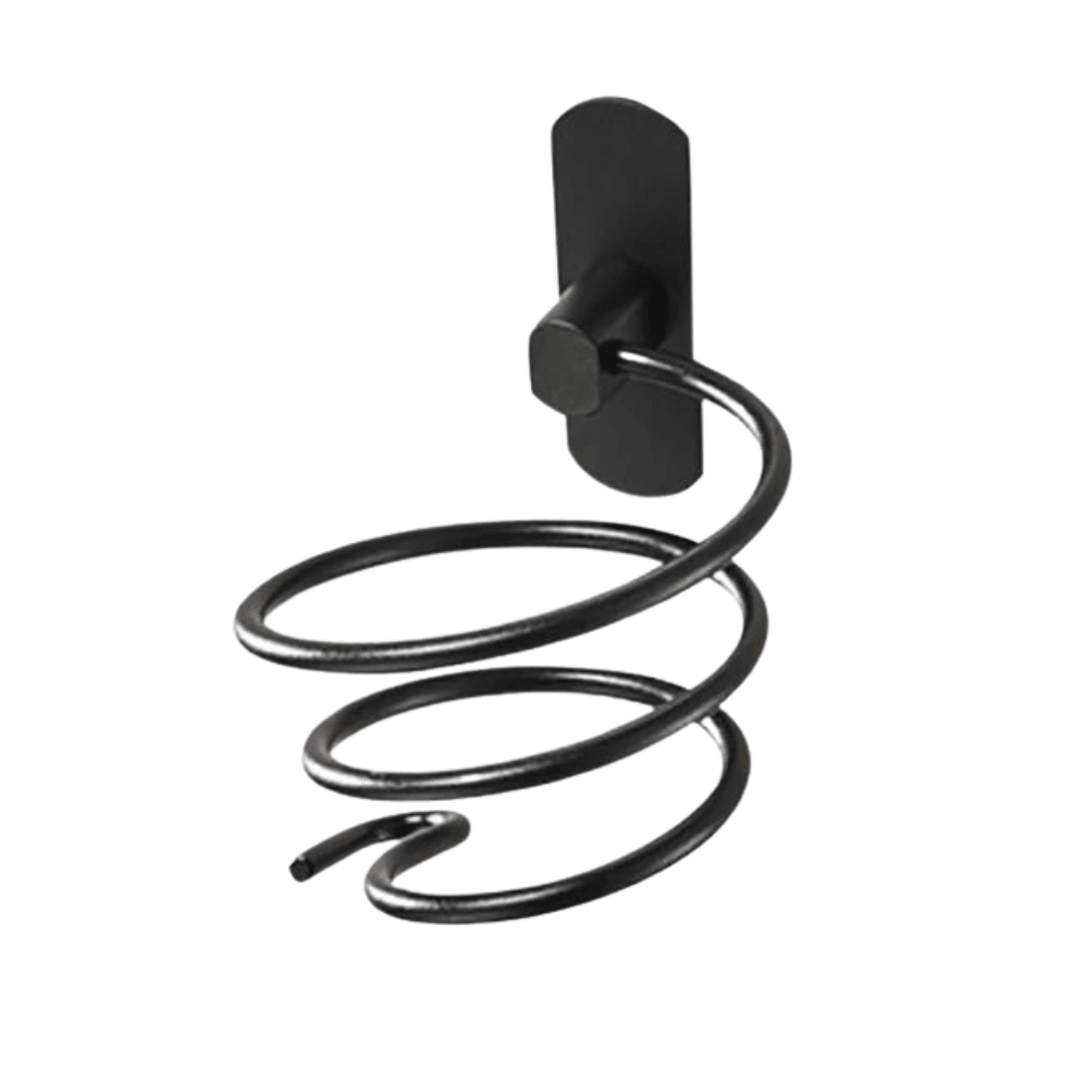 Suporte de Parede em Espiral para Secador de Cabelo para Banheiro