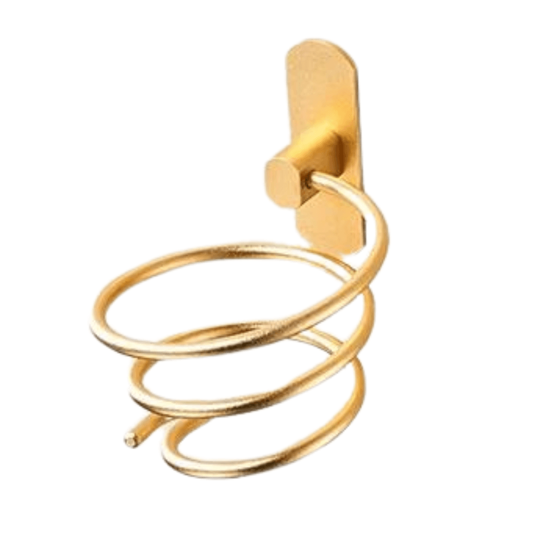 Suporte de Parede em Espiral para Secador de Cabelo para Banheiro