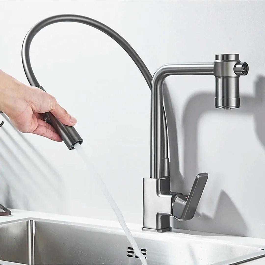 Torneira Para Cozinha Com Filtro Gourmet Modelo 2 em 1 Com Misturador