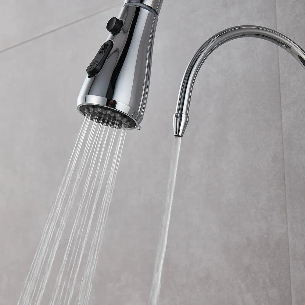 Torneira Para Cozinha Gourmet Monocomando Dupla Função Filtro Jato Extensível