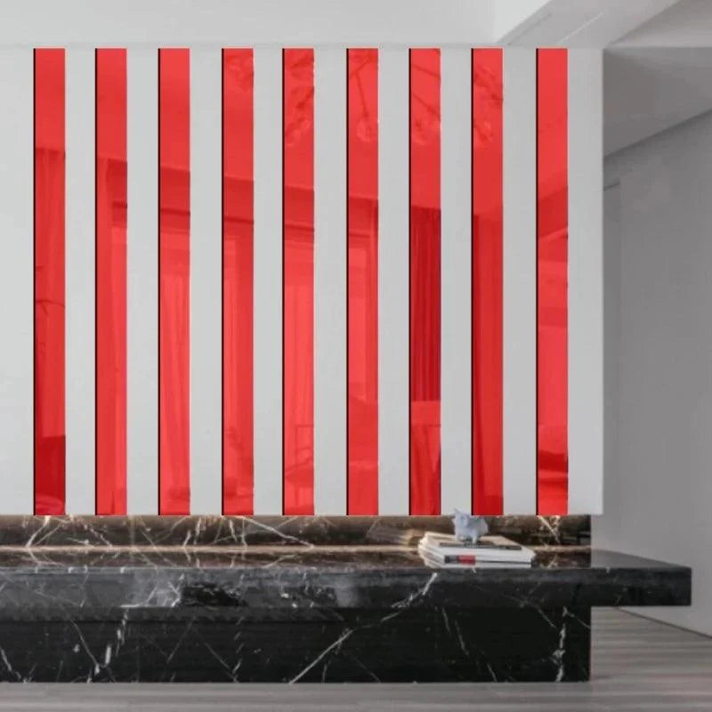 10Pcs Moldura de Espelho Adesivos 3D