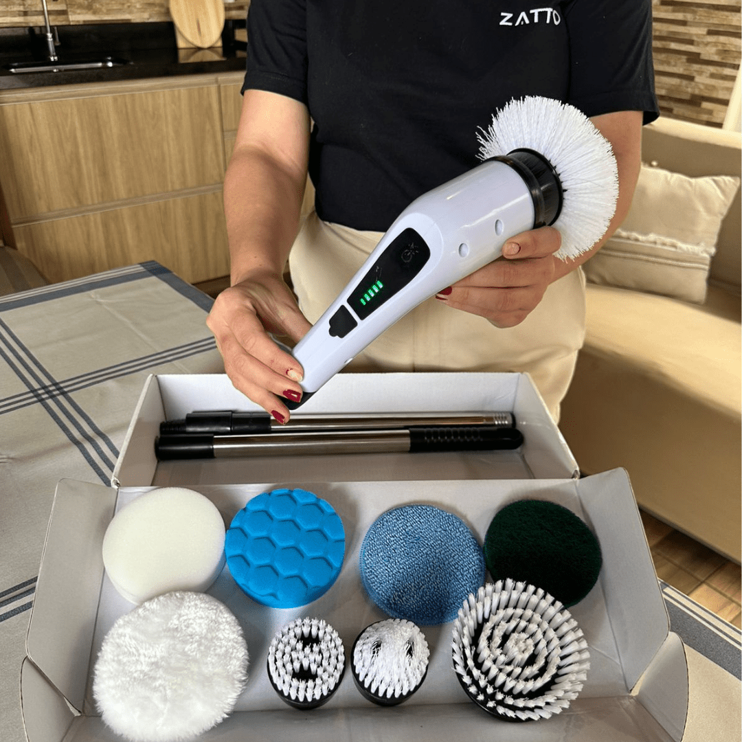 PowerClean™ - Escova de Limpeza Elétrica 9 em 1
