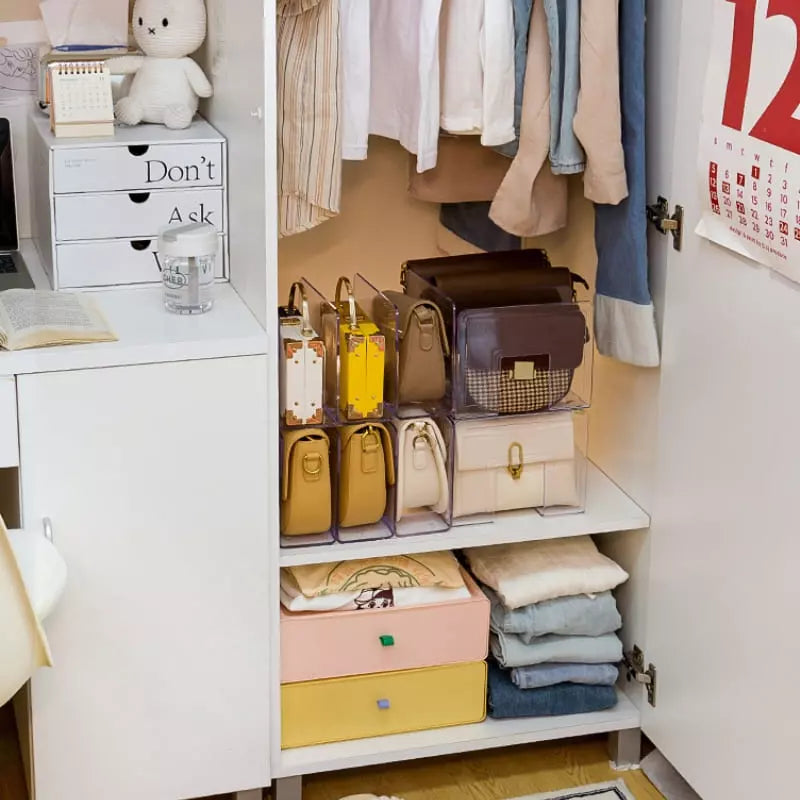 Organizador de Bolsa Acrílico com Divisória ForhouseS