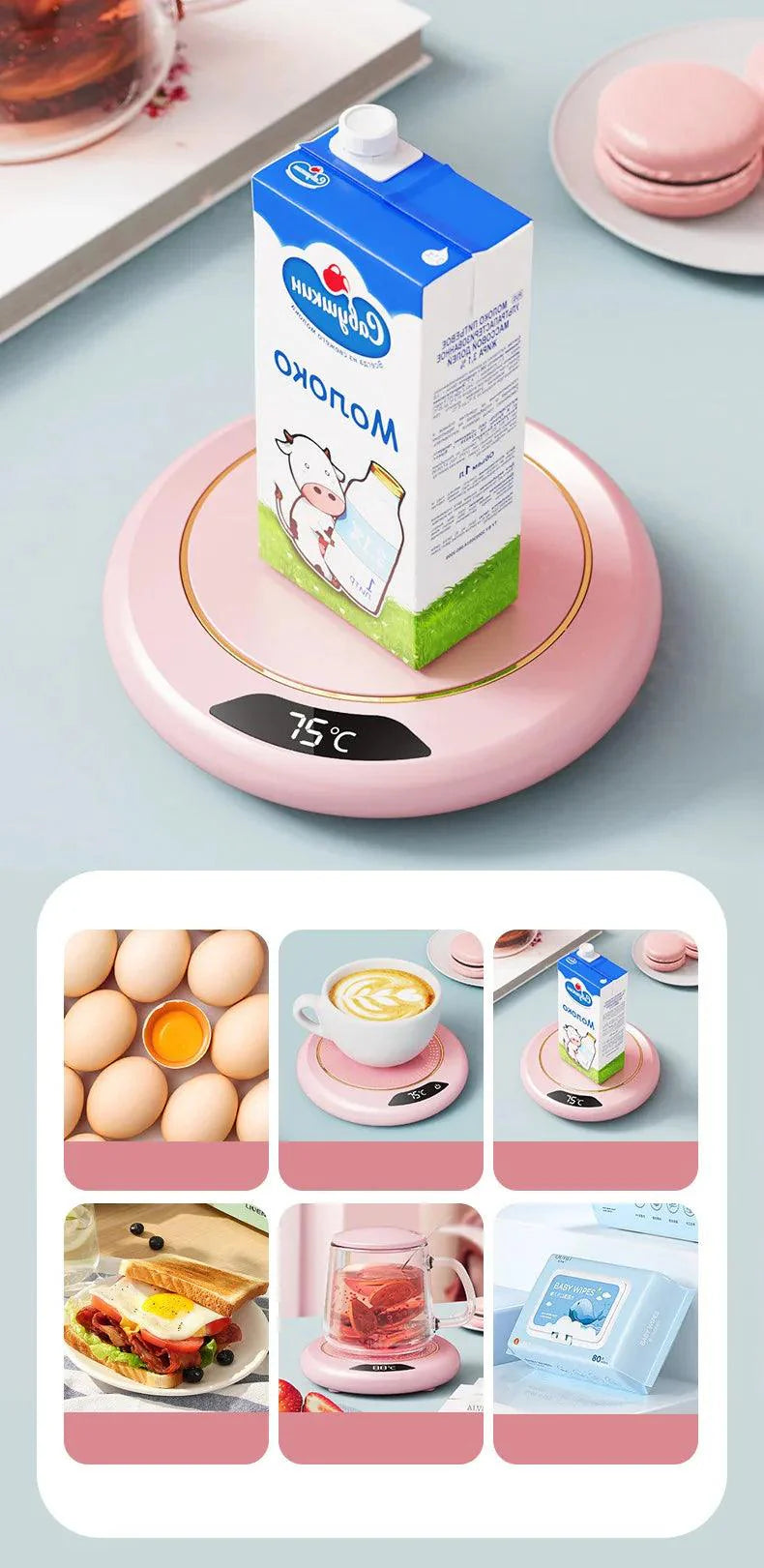 Aquecedor de Canecas/Copos USB  55-75°C