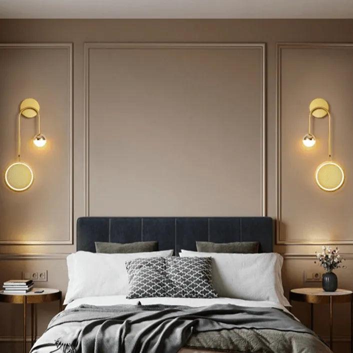 Arandela de Parede De Quarto Moderna Gleam