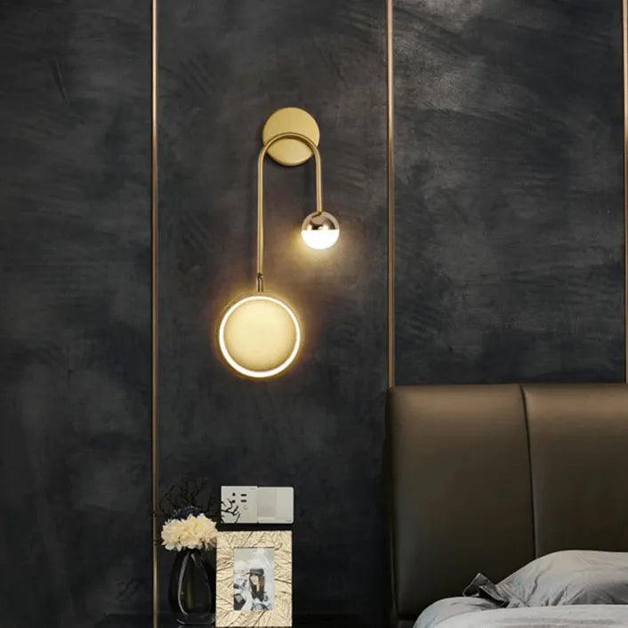 Arandela de Parede De Quarto Moderna Gleam