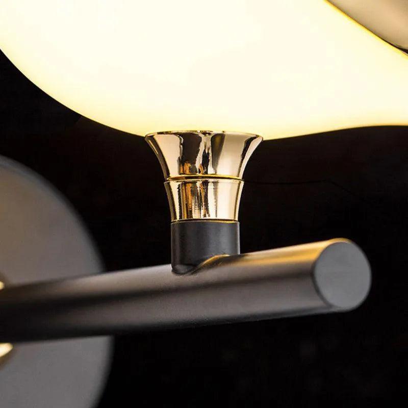 Arandela Dourada de Parede Pássaro Moderna