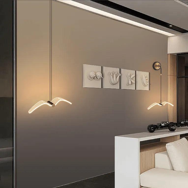 Arandela Pendete Minimalista Passáro