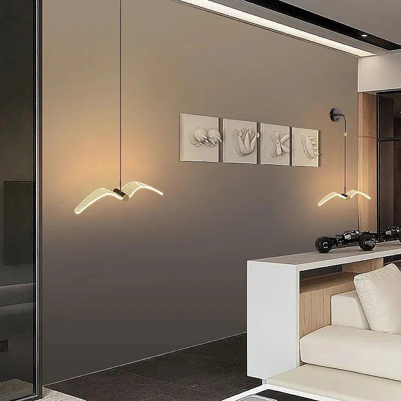 Arandela Pendete Minimalista Passáro