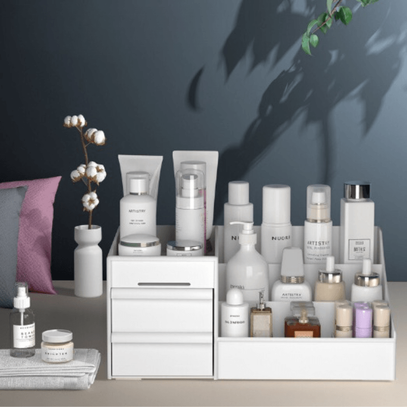 Caixa Organizadora Porta Maquiagem Organizador com Gavetas