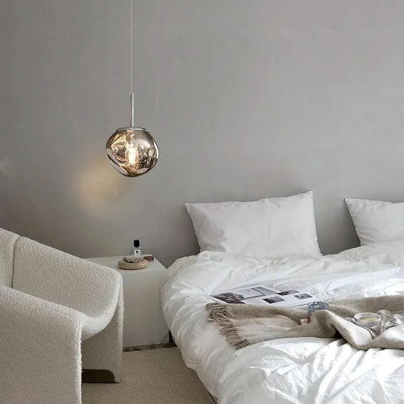 Conjunto Completo Lustre Pendente Moderno Luxuoso Lava Macaron Nórdico