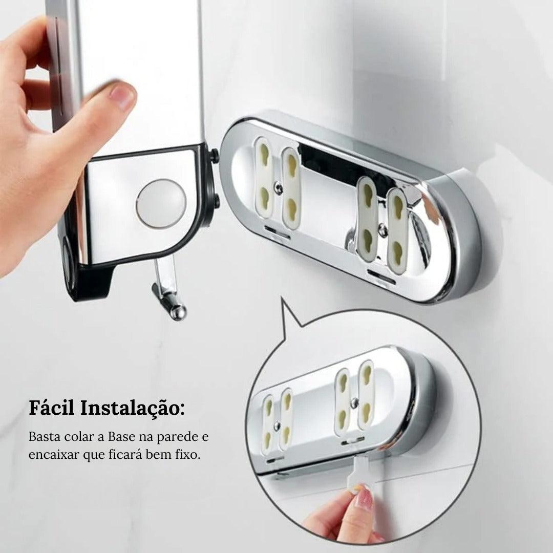 Dispenser de Sabonete Líquido Parede Shampoo Condicionador