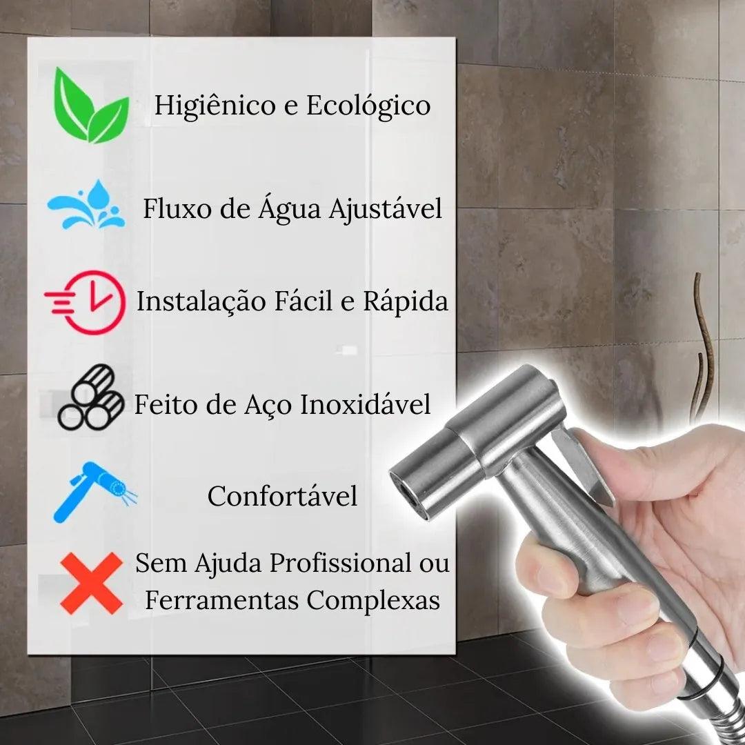 Ducha Higiênica Para Banheiro Modelo Cromado