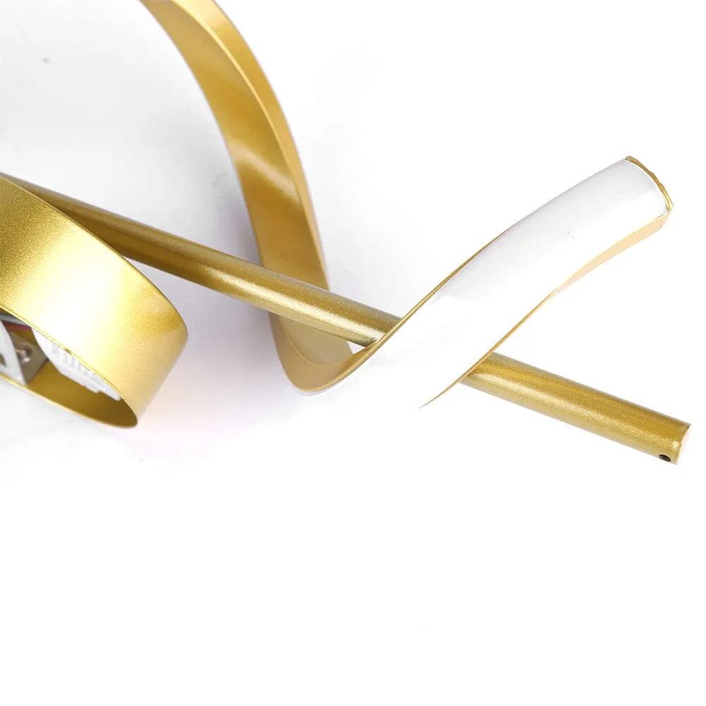 Luminária Arandela Dourada de Parede Sens