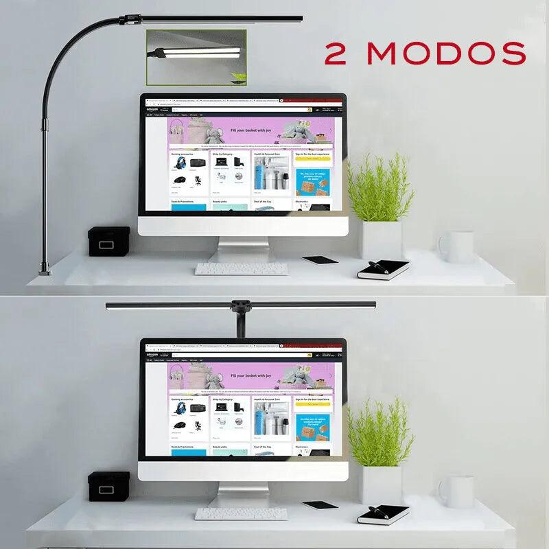 Luminária de Mesa Led Escritório Fléxivel Alumínio