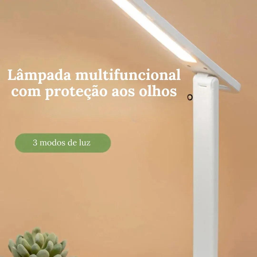 Luminária de Mesa LED - Proteção dos Olhos