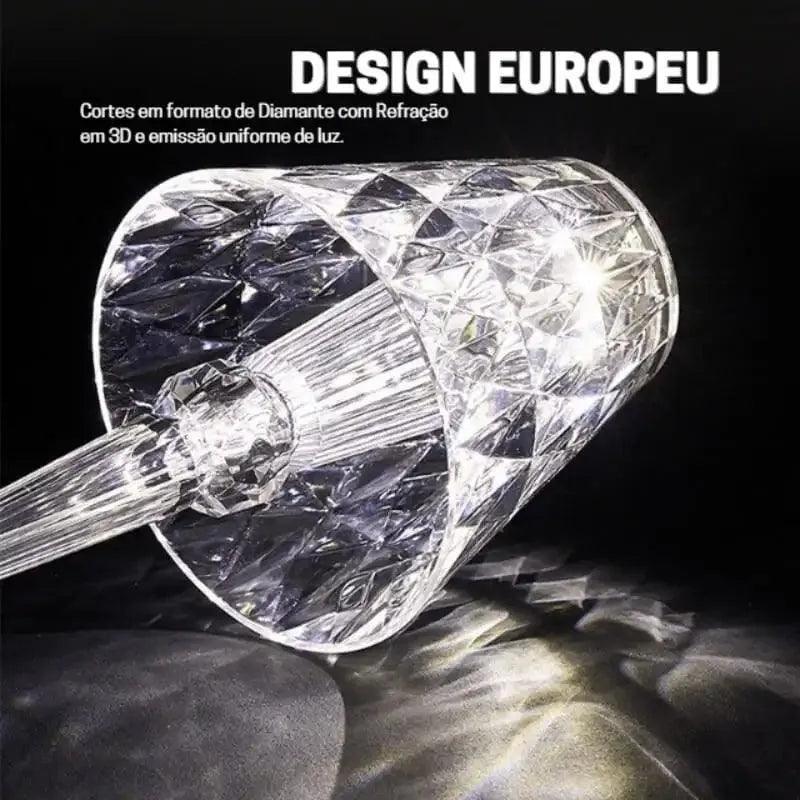 Luminária de Mesa Sem Fio 3 em 1