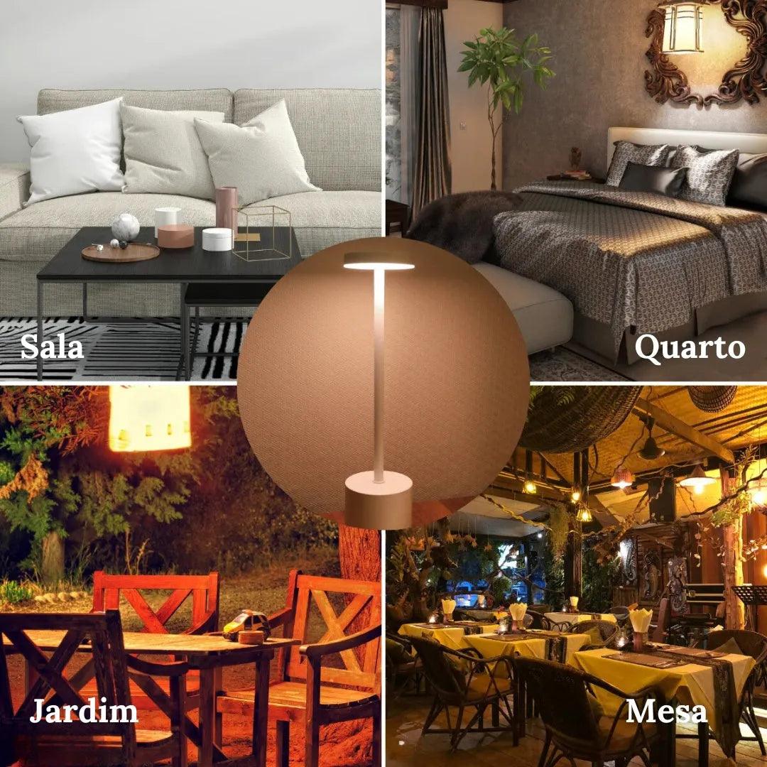 Luminária de Mesa sem Fio